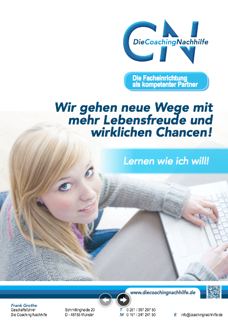 plakatgestaltung coaching nachhilfe