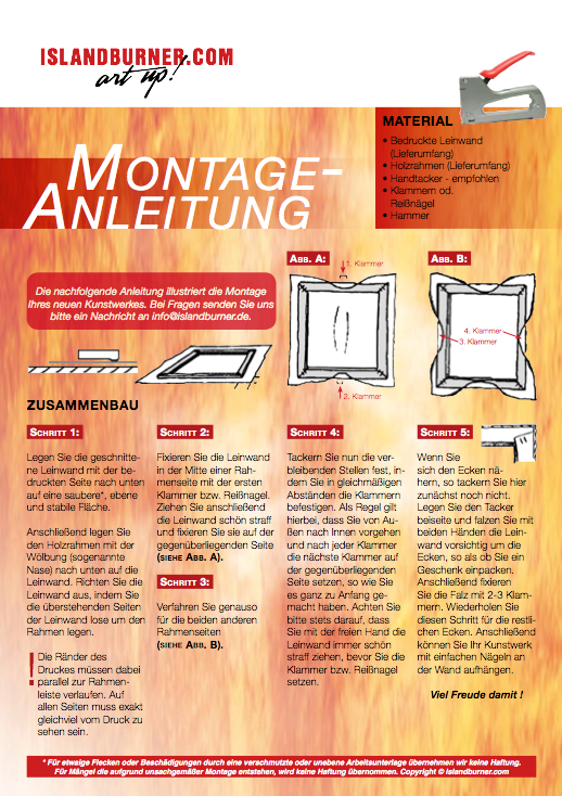 plakatdesign montageanleitung