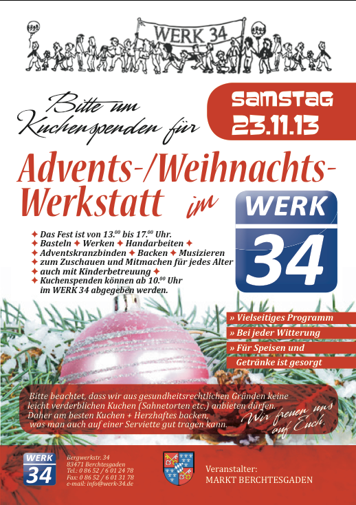 plakatdesign probono Werk34