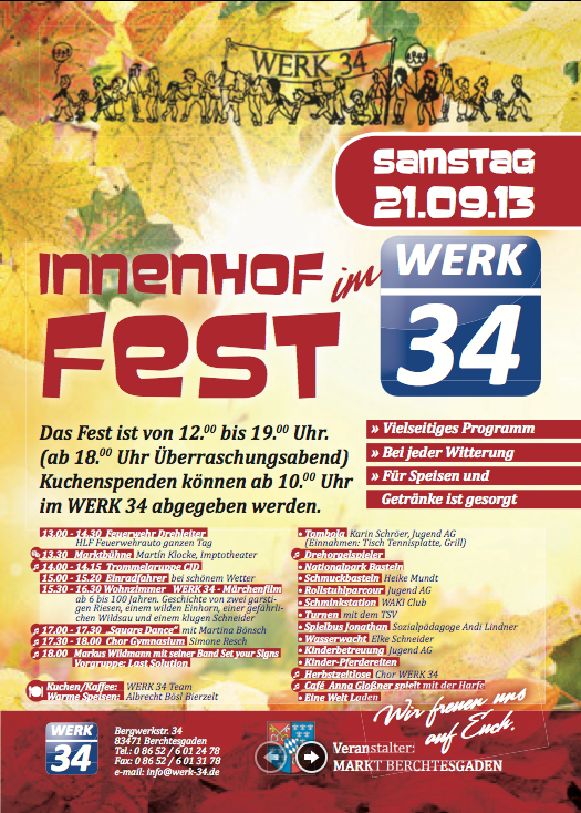 plakatgestaltung probono Werk34